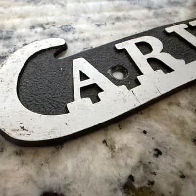 Carvin Amp Logo Emblem Badge. Metal Bild 2