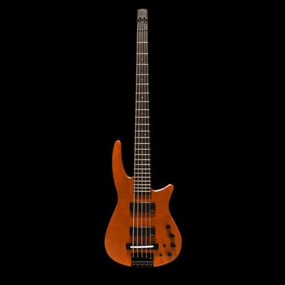 NS Design CR5 Radius Bass Guitar - Amber Satin image 1