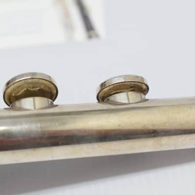 Vintage Selmer Handmade Solid Sterling Silver Flute Open Hole w/ Offset G C Foot image 23