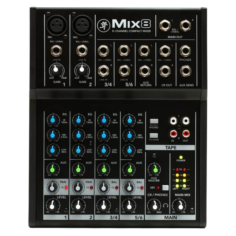 Mackie Mix Series Mix8 8-Channel Mixer image 1
