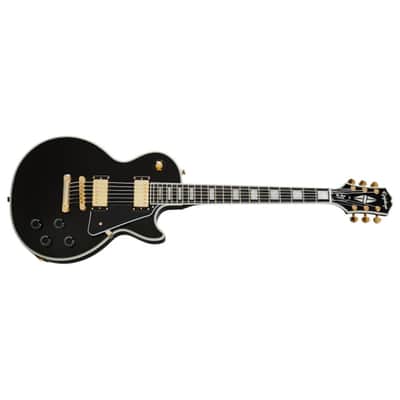Epiphone Les Paul Custom Electric Guitar Ebony image 5