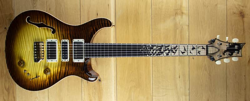 PRS Private Stock Special 22 Semi-hollow Sandstorm Dragons Breath Glow, Birds of a Feather 10489 image 1