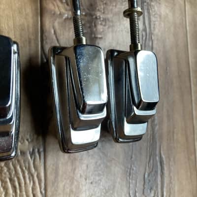 4 Vintage TAMA SWINGSTAR IMPERIALSTAR TOM DRUM LUGS HARDWARE 1980's 80's T-Badge image 6