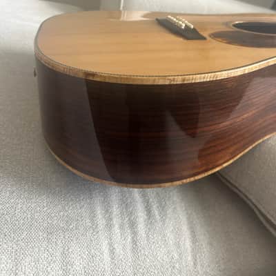 Bob Thompson Custom Dreadnought 2017 #126 Torrefied Lutz / Indian Rosewood K&K Carbon Fiber USA image 10