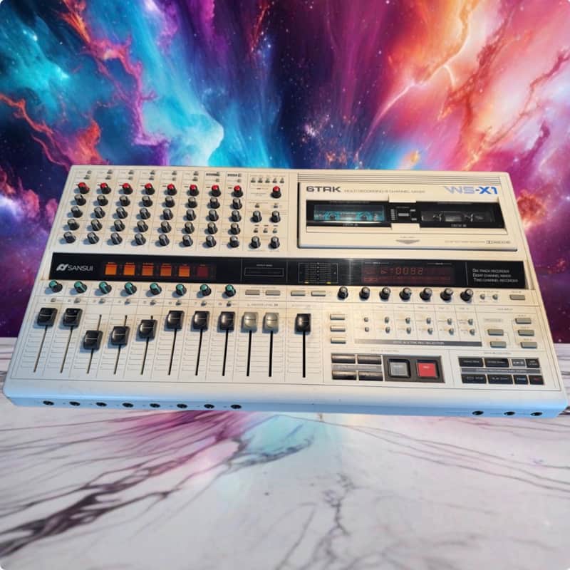 Vintage Sansui WS-X1 6 Track Cassette Recorder 8 Channel Mixer Japan Fully Works image 1