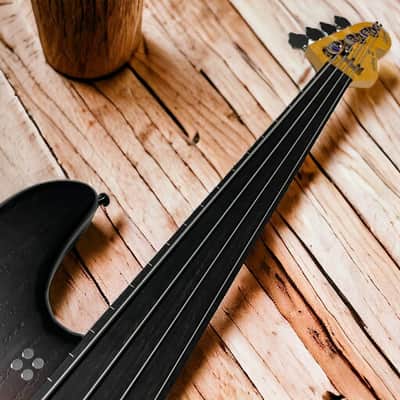Sandberg SUPERLIGHT(6.9 Lbs) Lionel P/J FRETLESS Short Scale, Brown Burst/Pau Ferro *Similar On Order, ETA June 2027 image 6