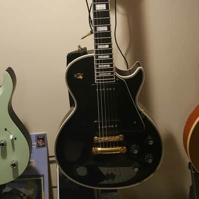 Edwards  Les Paul Custom P90  Ebony image 1