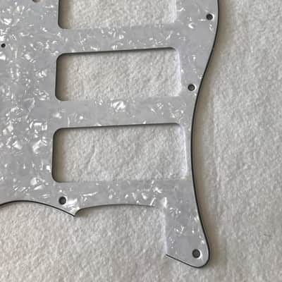 For Fender Stratocaster Strat P90 3 Pickup Guitar Pickguard, 4 Ply White Pearl image 2