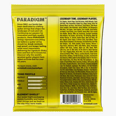 Beefy Slinky Paradigm Electric Guitar Strings 11-54 Gauge Plasma Enhanced Nanotreated Set w/ RPS image 2