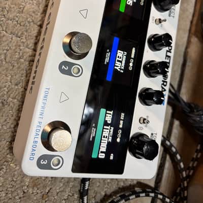 TC Electronic Plethora X3 TonePrint Multi-Effects Pedalboard 2022 - Present - White image 6