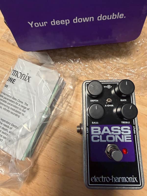 Electro-Harmonix Bass Clone Nano Analog Chorus 2016 - Present - Purple/Black image 1