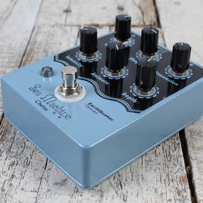 EarthQuaker Devices Sea Machine Chorus 2012 - 2014 - Cobalt / Black Print image 4