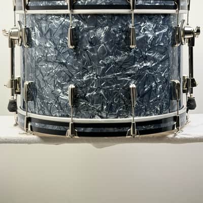 Slingerland 22/13/16" Radio King Drum Set - Black Diamond Pearl image 12