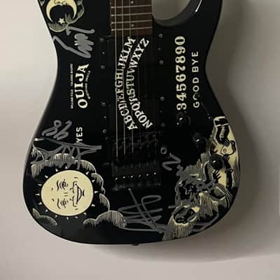 ESP KH-2 Ouija Kirk Hammett Signature 1997 - 1998 - Black with Ouija Graphic image 1