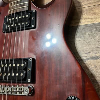 Squier Master M-80 2005 - 2006 - Crimson Red Transparent image 3