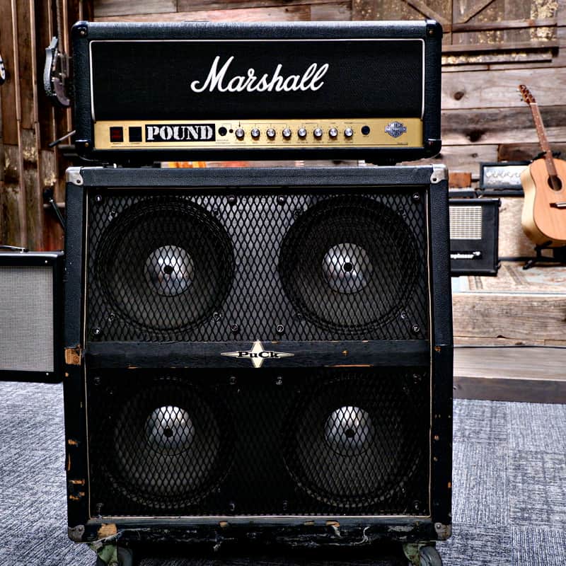 Marshall JCM900 MkIII w/ Custom Built 4x12 Cabinet - 1990 image 1