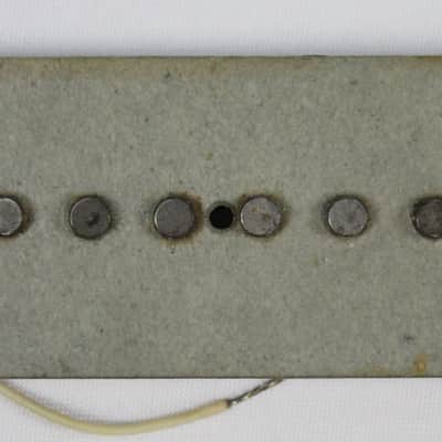 Vintage 1973 Fender Jazzmaster Gray Bottom Neck Pickup with Original White Cover image 7