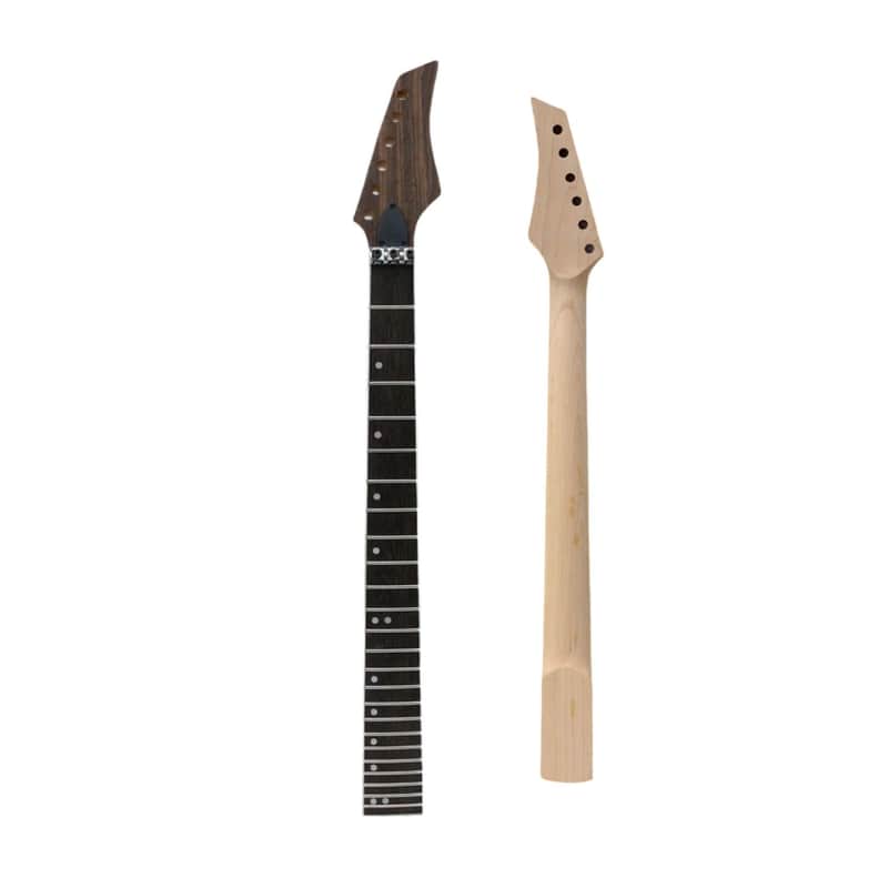 25.5" Scale 24 Fret Guitar Replacement Neck – Rosewood Fretboard, Locking Nut, Bolt-On Heel image 1