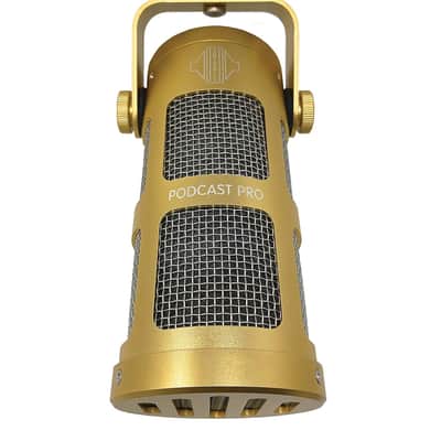 Sontronics Podcast Professional Dynamic Mic for Podcast, Broadcast, Streaming, Gaming & VC - XLR Connection, No Phantom Power Required - Lifetime Microphone Warranty - Designed & Built in UK (Gold) image 3