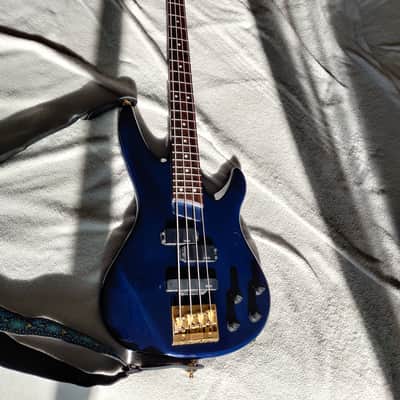 vintage 1990 Yamaha RBX 800 RBX800A trans midnight blue active PJ