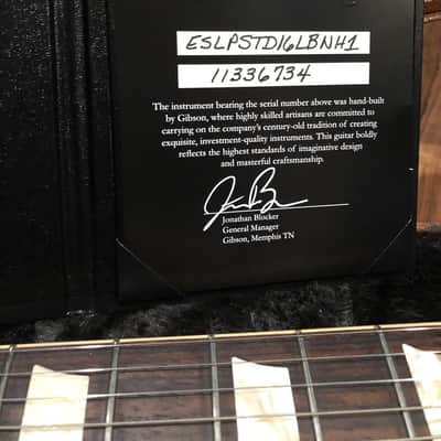 Gibson Les Paul ES Standard no f-holes: 2016 Light Burst.  Only 100 Made !  Discontinued / 6.25 lbs. image 10