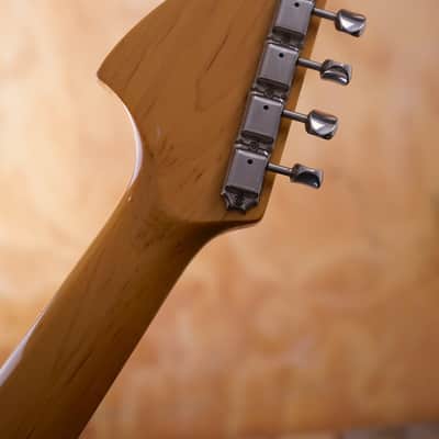 Fender MG-69 Mustang Electric Guitar in Candy Apple Red, Made in Japan (Used) image 6