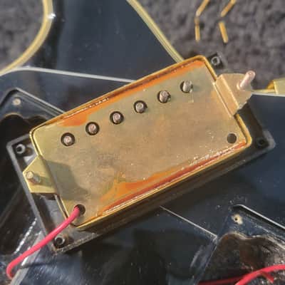 1989 Epiphone Black Beauty 1957 Style Les Paul Custom Modified - Ebony, Made in USA? (First Year Prototype?) image 13