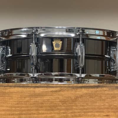 Ludwig LB416 Black Beauty 5x14" 10-Lug Brass Snare Drum New image 12