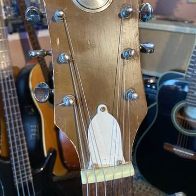 Truetone (Kay) Archtop with factory DeArmond Pickup  1950s Light Burst image 3