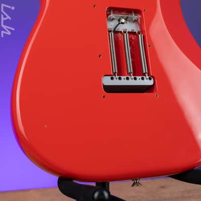 1996 Fender Stratocaster Vintage '62 American Strat Body Fiesta Red image 11