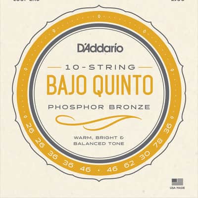 D'Addario EJ85 Bajo Quinto Strings image 1