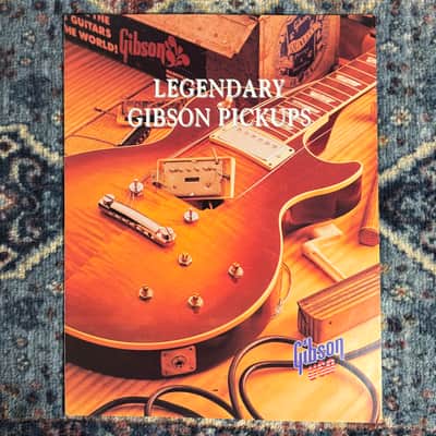 1991 Gibson Legendary Gibson Pickups Dealer Catalogue! E18-2 image 1