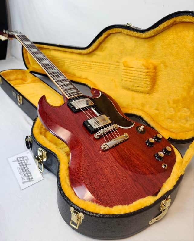 Gibson Custom 1961 Les Paul SG Standard Reissue Stop Bar, VOS, Cherry Red, w/HSC 2026 image 1