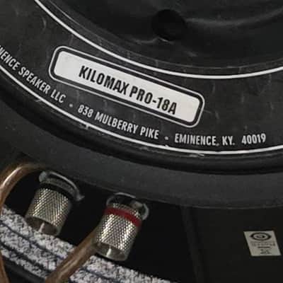 EAW LA118 18" Subwoofers – PAIR - with Eminence KILOMAX PRO 18A Woofers w/Dolly image 9