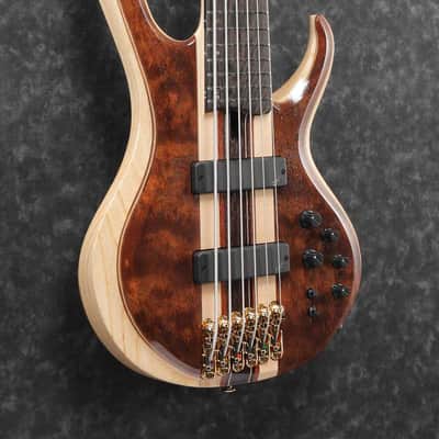 Ibanez BTB1836-NDL Premium BTB Electric Bass 6-String - Natural Shadow Low Gloss + Gig Bag image 5