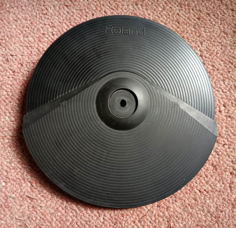 Roland CY-8 dual zone 12" cymbal pad TESTED WORKING image 1