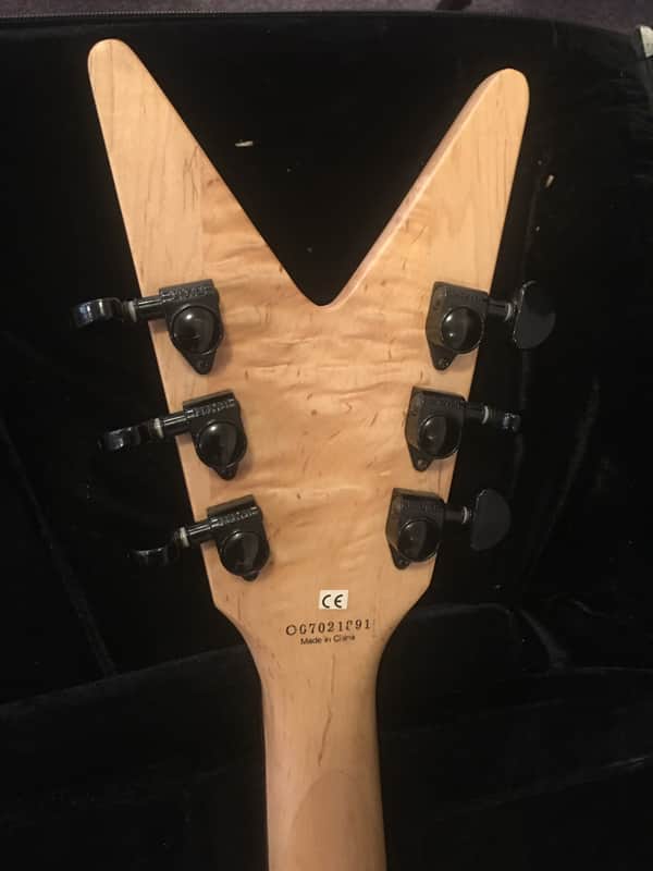 Dean Z-X EXPLORER - RARE Diamond White - Dean Hardshell Case | Reverb