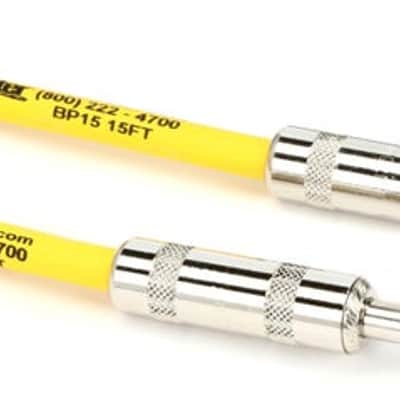 Pro Co BP-15 Excellines Balanced Patch Cable - 1/4-inch TRS Male to 1/4-inch TRS Male - 15 foot image 2
