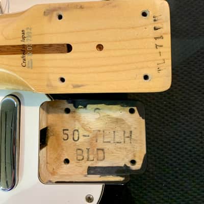 Fender TL-71 LH Left Handed Telecaster Reissue CIJ 2004 Black Crafted in Japan Lefty w/ Bag image 21