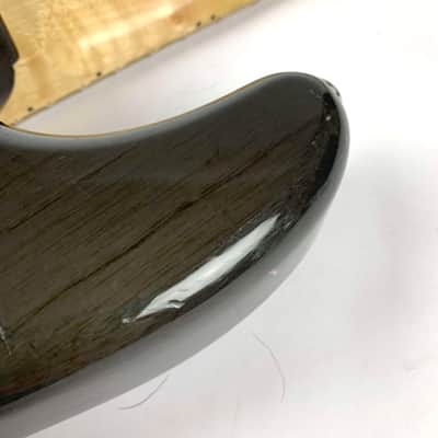 Oswald Thinline S-Style Guitar - Trans Grey Hand Made Netherlands W Hard Shell case image 19