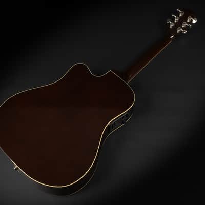 2014 Gibson Hummingbird Pro EC - Vintage Sunburst | USA Montana Square Shoulder Dreadnought Cutaway Pickup | CoA OHSC image 12
