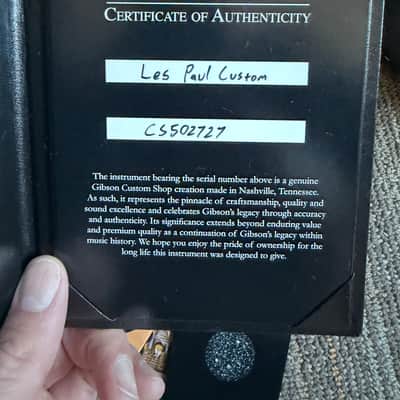 Gibson Les Paul Custom 2025 - Silver burst image 10