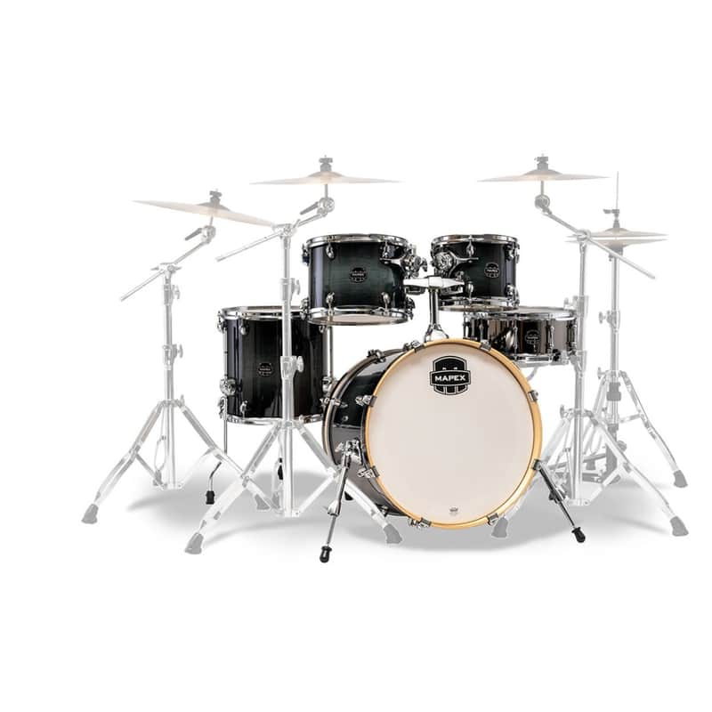 Mapex Armory Drum Kit Fusion Shell Pack, Black Onyx Burst image 1