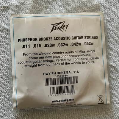 Peavey 11S Acoustic Phosphor Bronze 11-52W Guitar Strings HWY PH BRNZ BAL - 10 Packs image 2