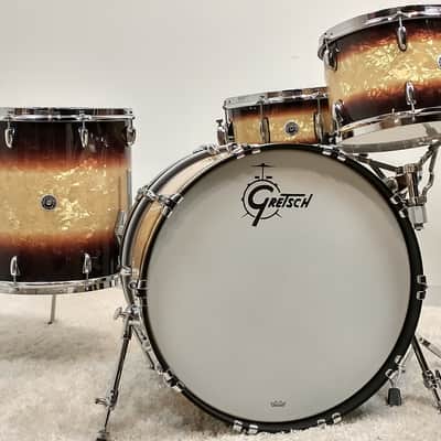 Gretsch 22/13/16/6.5x14" Brooklyn Drum Set - Exclusive Espresso Burst image 2
