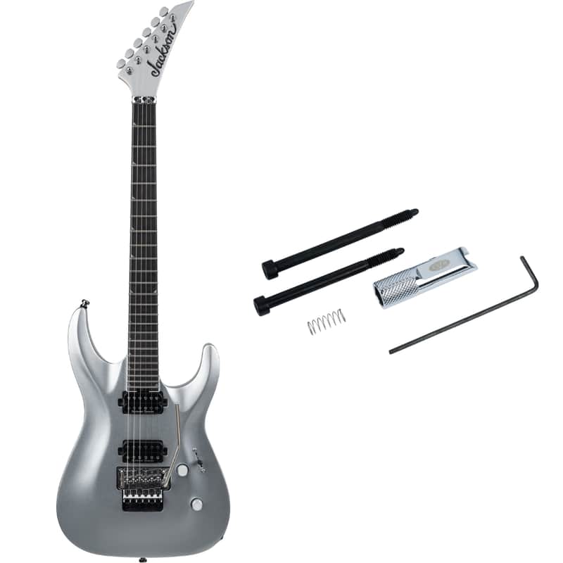 Jackson Pro Plus Series Soloist SLA2 - Quicksilver w/ EVH D-Tuna image 1