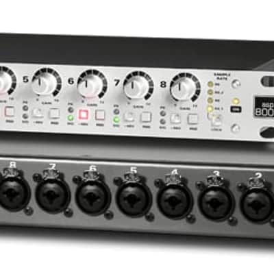 Audient ASP800 8-Channel Microphone Preamp/ADC 2010s - Silver image 4