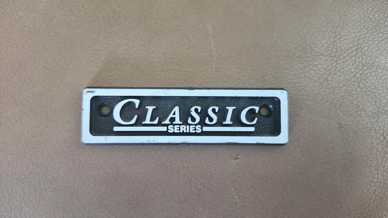 Ampeg Classic Series Plastic Cabinet Badge | Reverb