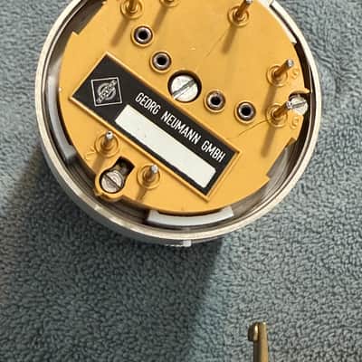 1975 Neumann U87 Condenser Microphone Nickel Serviced Original Diaphragms image 14