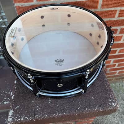 Immagine Pearl VPX1455S/B31 Limited Edition Vision VX 14x5.5" Birch Snare Drum 2010s - Black with Black Hardware - 6